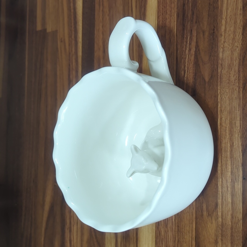 IMM Living hidden animal fox tea cup coffee mug ceramic